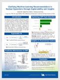 &quot;The black-box nature of Machine Learning (ML) models has hindered the wide-adoption of Artificial Intelligence in nuclear operations in recent years. Due to safety concerns and lack of trust in ML models, organizations are reluctant to depend on the ML outcomes for critical operations. To address this problem, I enhanced an explainable AI interface with multiclass classification of “Fault Mode Detection” in Circulating Water Pumps (CWP). Additionally, I have demonstrated how warnings can be incorporated to provide insights on heat pipe failure in an Autonomous Control system.